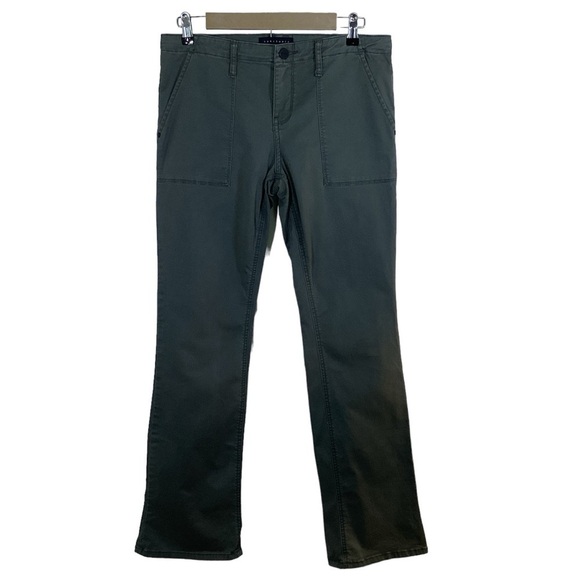 Sanctuary Women’s Army Green Bootcut Distressed Trousers.  Size 29 - Picture 1 of 10